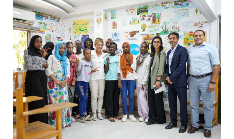 UNHCR, UNICEF und strategische Partner fordern während hochrangiger UN-Mission dazu auf, zusätzliche Mittel für Bildungsmaßnahmen in Ägypten und der gesamten Region bereitzustellen