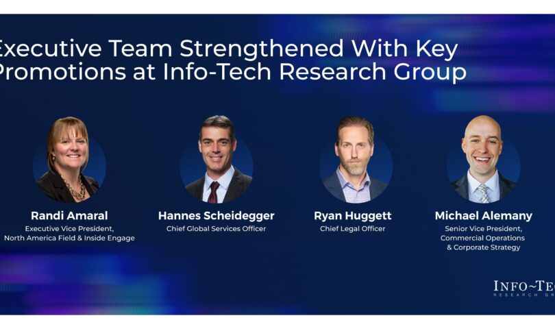 Info-Tech Research Group Announces Four New Executive Appointments