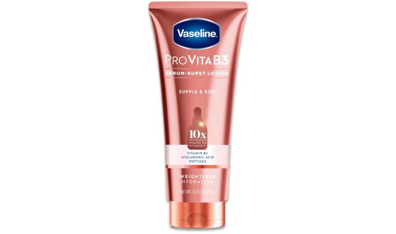 VASELINE® REDEFINE EL CUIDADO CORPORAL CON LA NUEVA PRO VITAB3 SERUM-BURST LOTION™ — LA MEJOR SOLUCIÓN DE HIDRATACIÓN CON UN EFECTO NO GRASO