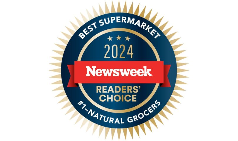 Natural Grocers® Voted “Best Supermarket” in Readers’ Choice Awards Presented by Newsweek®