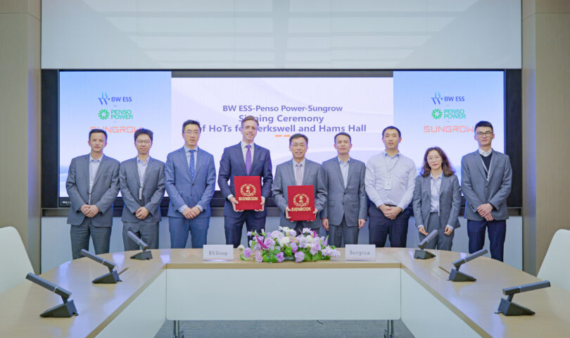 Sungrow Signs 1.4 GWh Energy Storage Supply Agreement with Penso Power and BW ESS