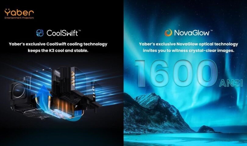 Yaber Unveils Exclusive CoolSwift™ and NovaGlow™ Technologies for Superior Home Entertainment Experiences