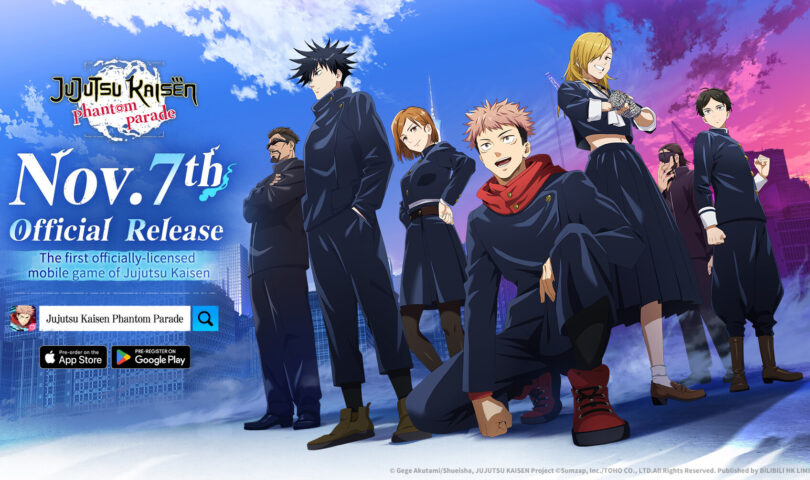 Jujutsu Kaisen Phantom Parade Reaches 5 Million Pre-registrations as November 7 Launch Approaches