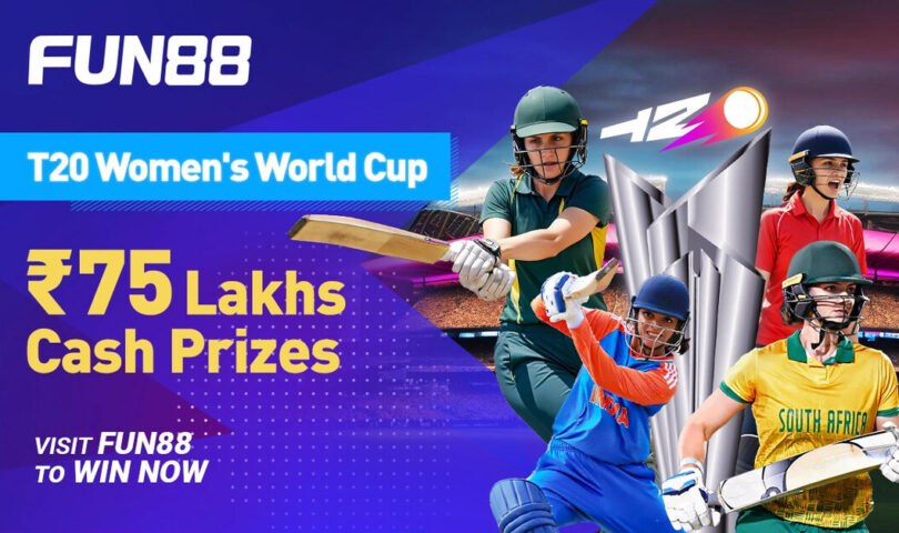 Celebrate Women’s Cricket! Fun88 Launches ₹75 Lakhs T20 World Cup Betting Bonanza