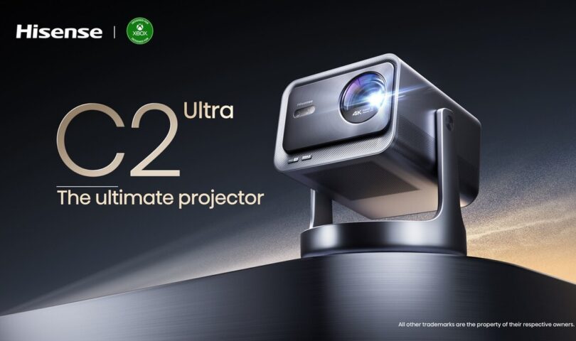 Spoločnosť Hisense v spolupráci s Designed for Xbox uvádza na trh dokonalý 4K laserový inteligentný mini projektor C2 Ultra