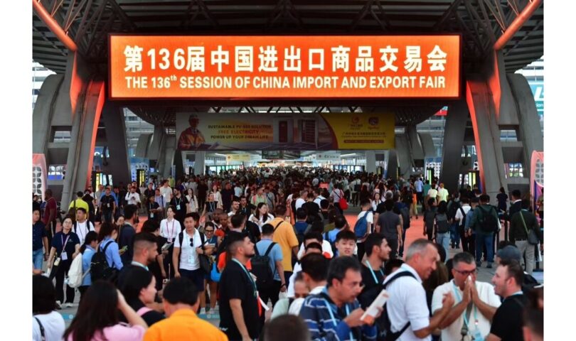 la 136ᵉ Foire de Canton a ouvert ses portes le 15 octobre à Guangzhou