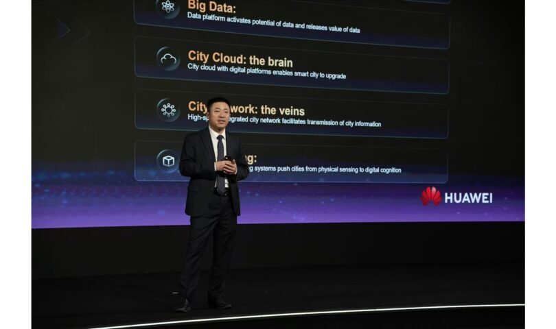 Huawei Launches World Town Clever Twins Structure to Boost up Town Virtual Transformation