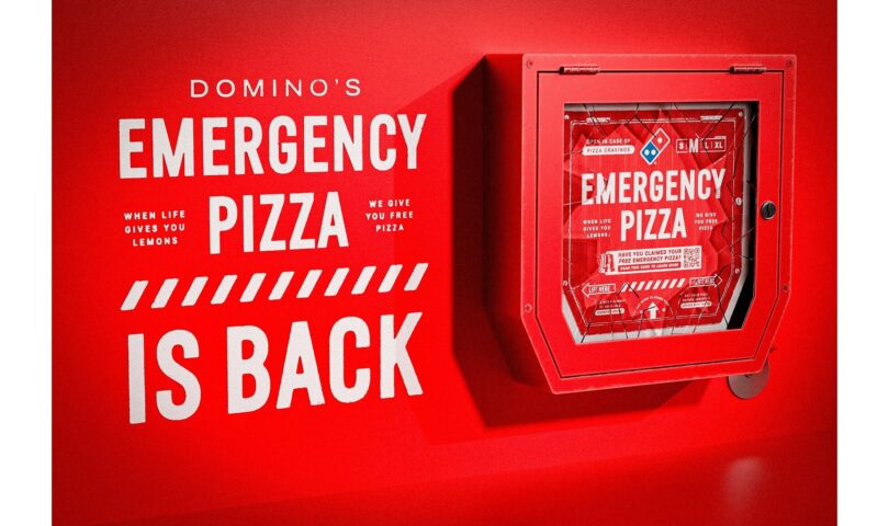 ¡El Programa Domino’s® Emergency Pizza ha vuelto para ofrecer millones de pizzas gratis a sus clientes!
