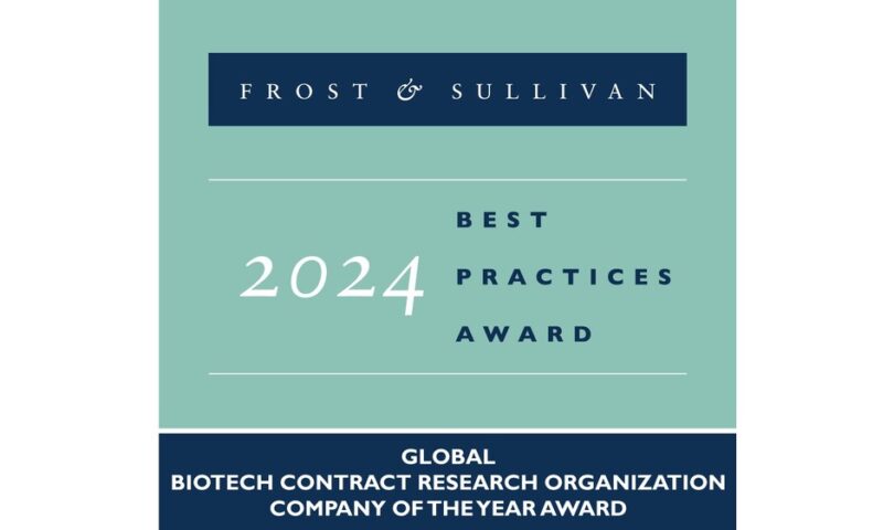 Novotech Awarded Frost & Sullivan’s 2024 Global Company of the Year Award for Its Leadership and Excellence in Biotech CRO Services