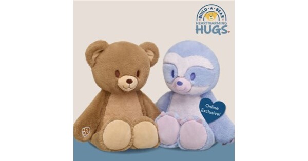 Build-A-Bear Launches Comforting Heartwarming Hugs Weighted Plush
