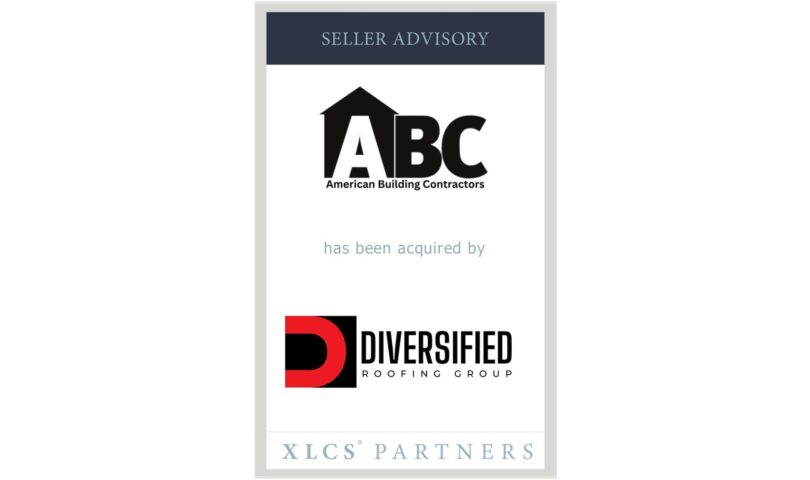 XLCS Partners advises American Building Contractors on sale to Diversified Roofing Group