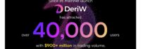 DeriW Sees Rapid Growth Post-Mainnet Launch, Redefining Perp DEX Standards with CEX-Rivaling Experience DeriW Sees Rapid Growth Post-Mainnet Launch, Redefining Perp DEX Standards with CEX-Rivaling Experience