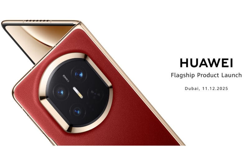 Klappbares Flaggschiff-Handy als Highlight der Produktvorstellung von Huawei in Dubai