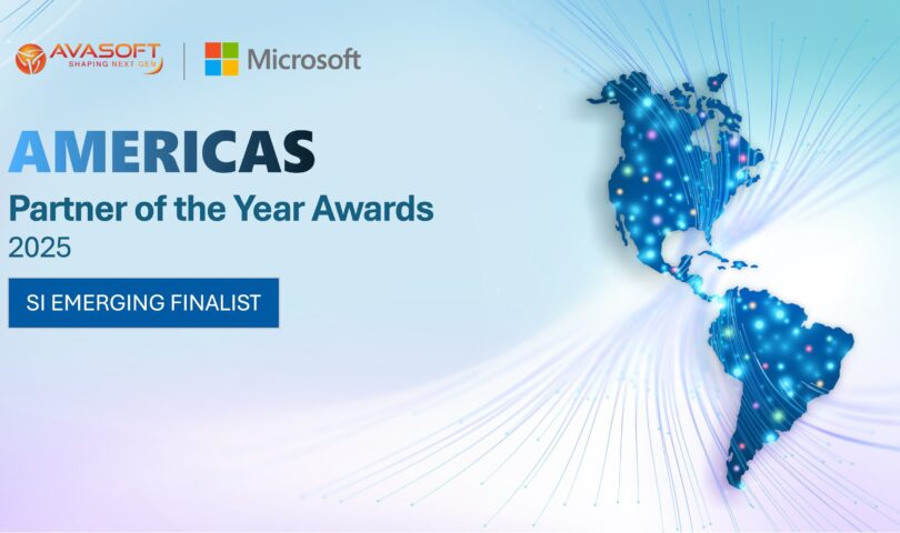 AVASOFT Identified as a Finalist for Microsoft Americas Spouse of the Date 2025
