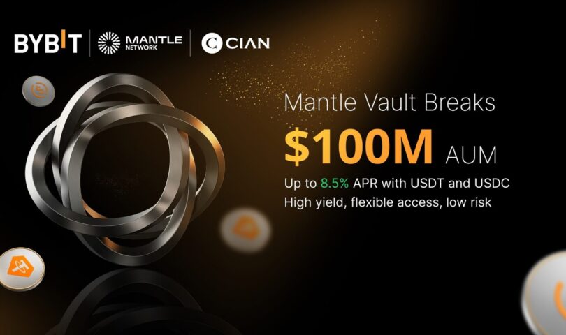 Mantle Vault Hits 0M Milestone, Cementing Bybit as Premier Gateway for On-Chain Yield